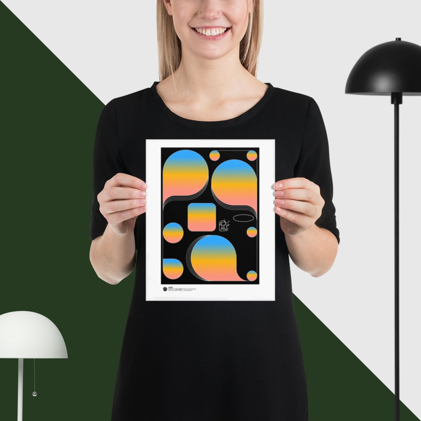 LIGHT DROPS - 041 - byJAMESHARRIS - Baulife - Bauhaus - Print