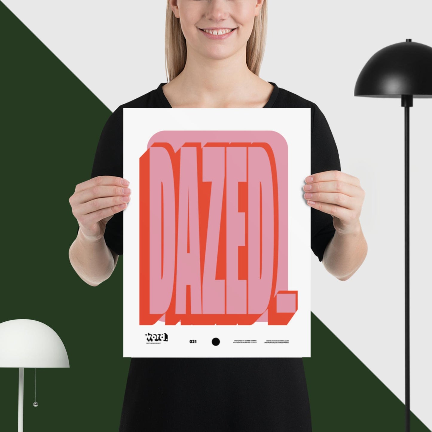 DAZED - WORD. - byJAMESHARRIS - Print