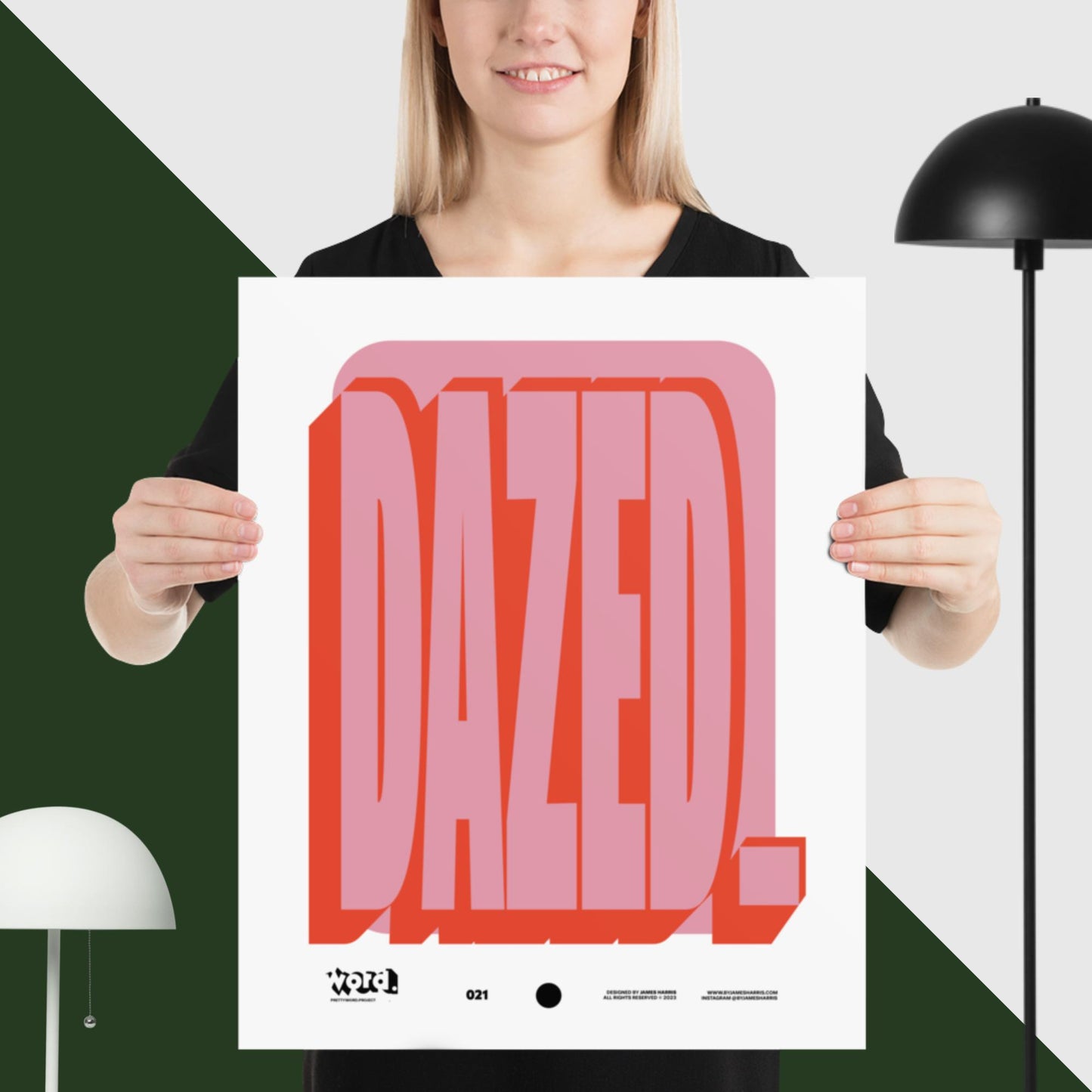 DAZED - WORD. - byJAMESHARRIS - Print
