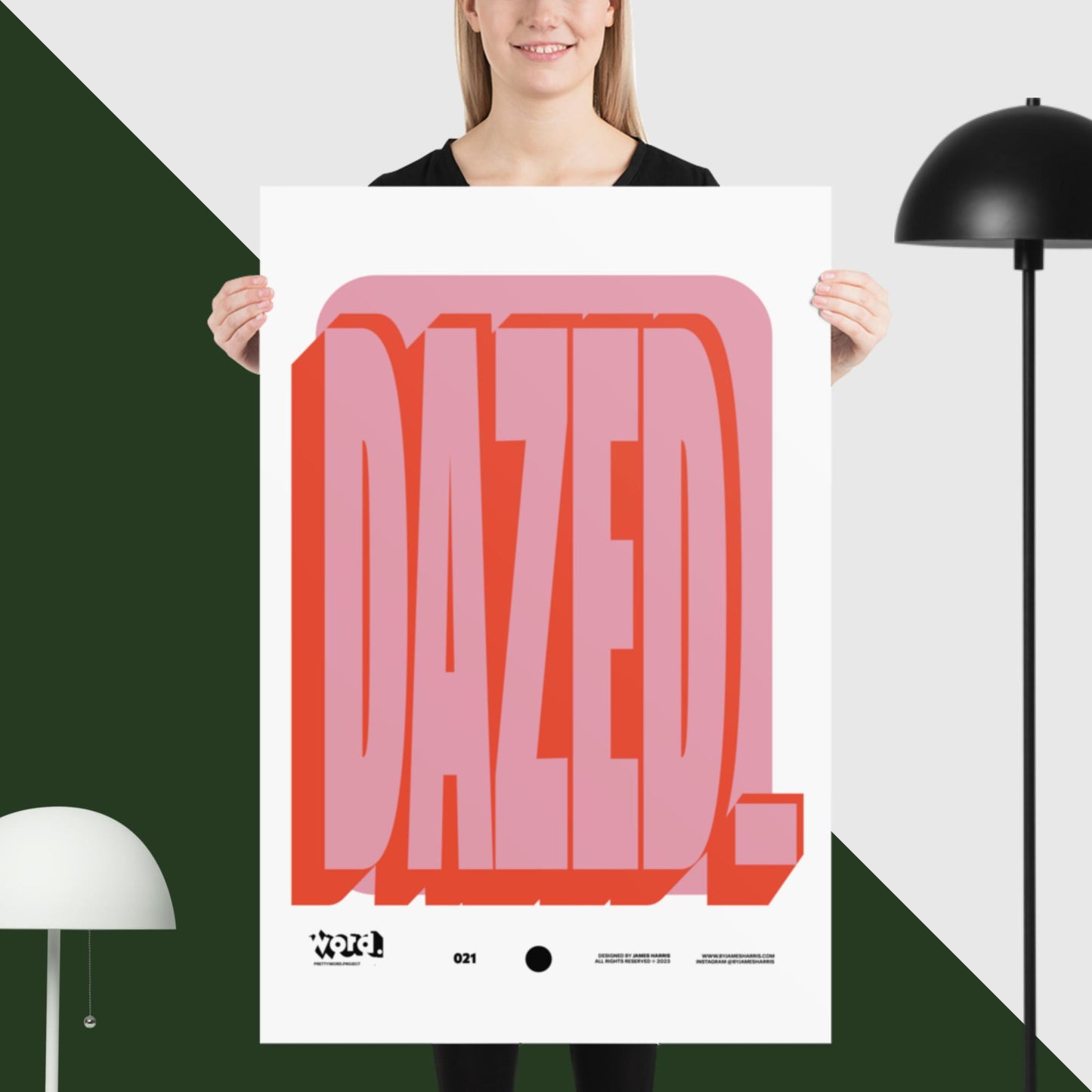 DAZED - WORD. - byJAMESHARRIS - Print