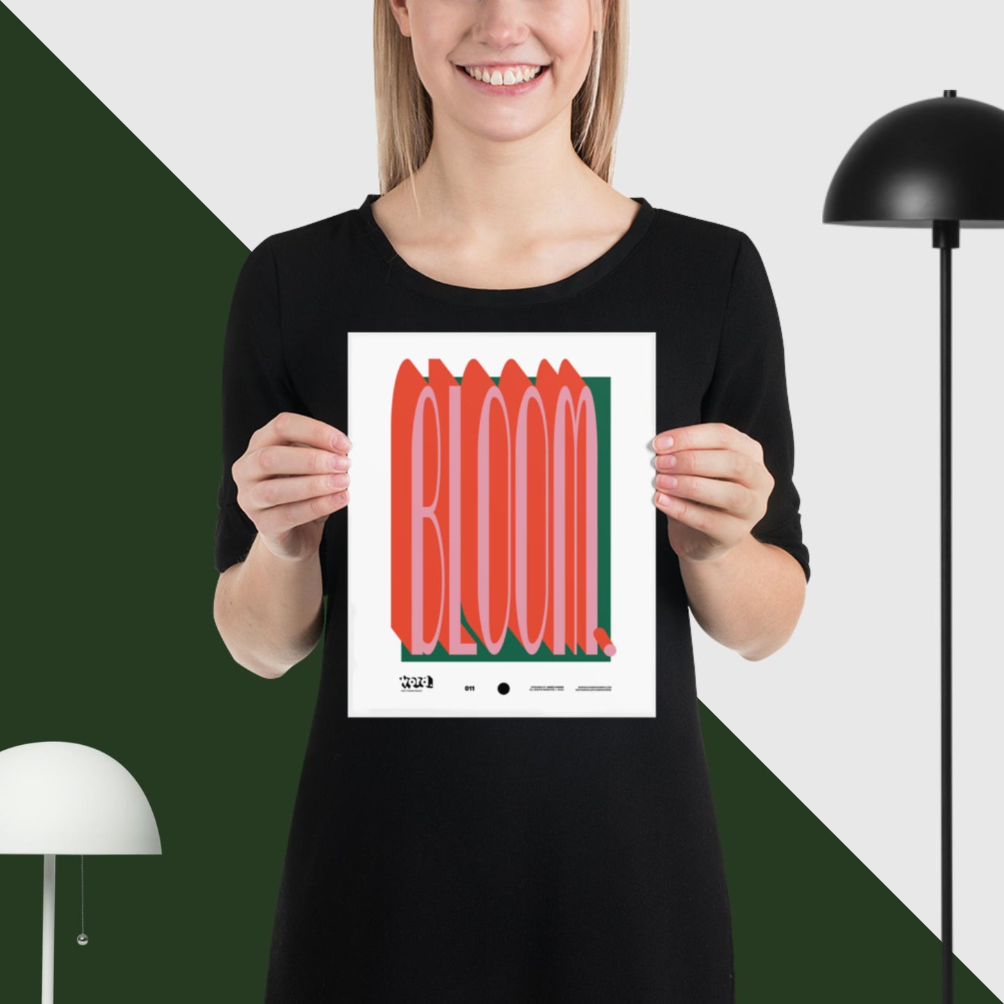 BLOOM - WORD. - byJAMESHARRIS - Print