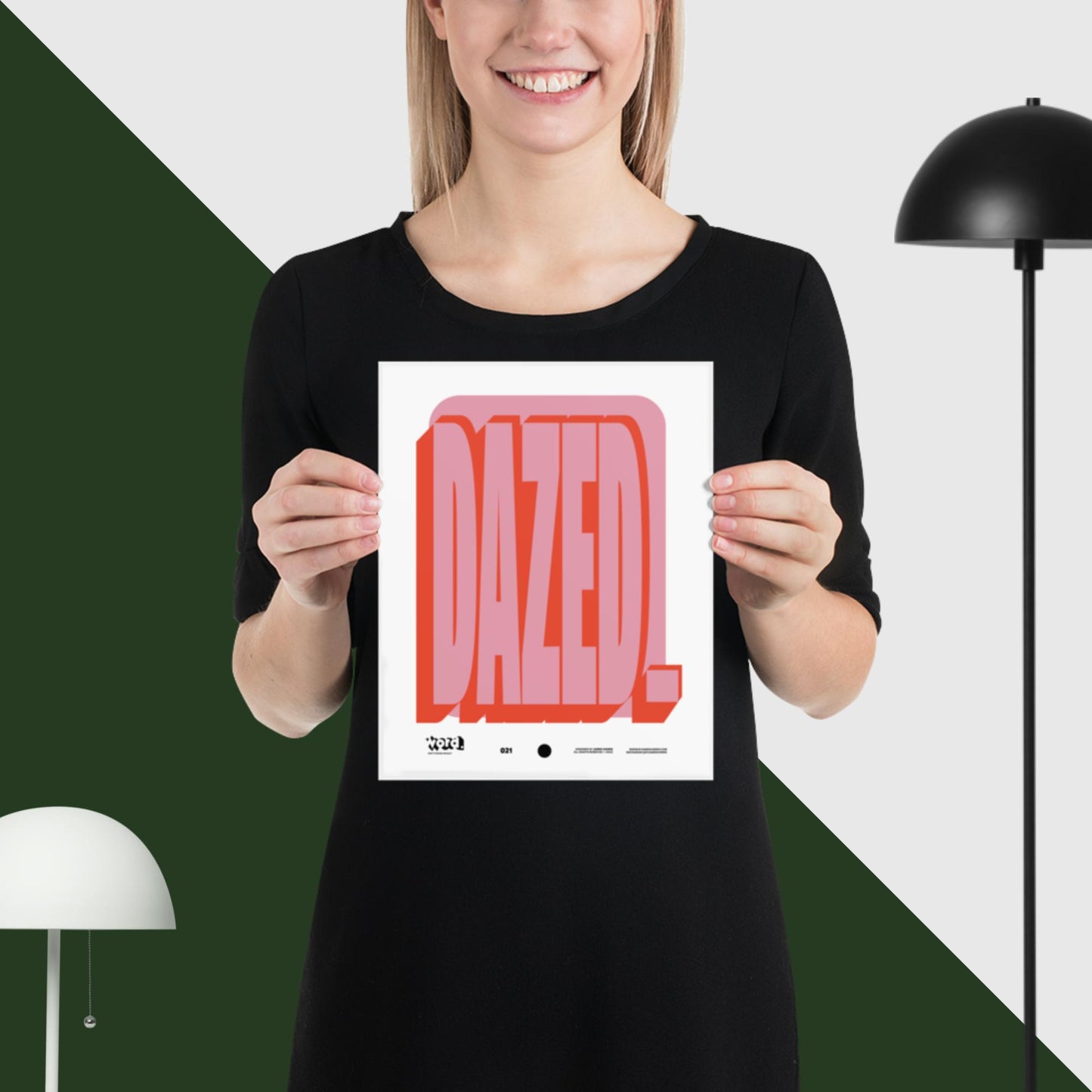 DAZED - WORD. - byJAMESHARRIS - Print
