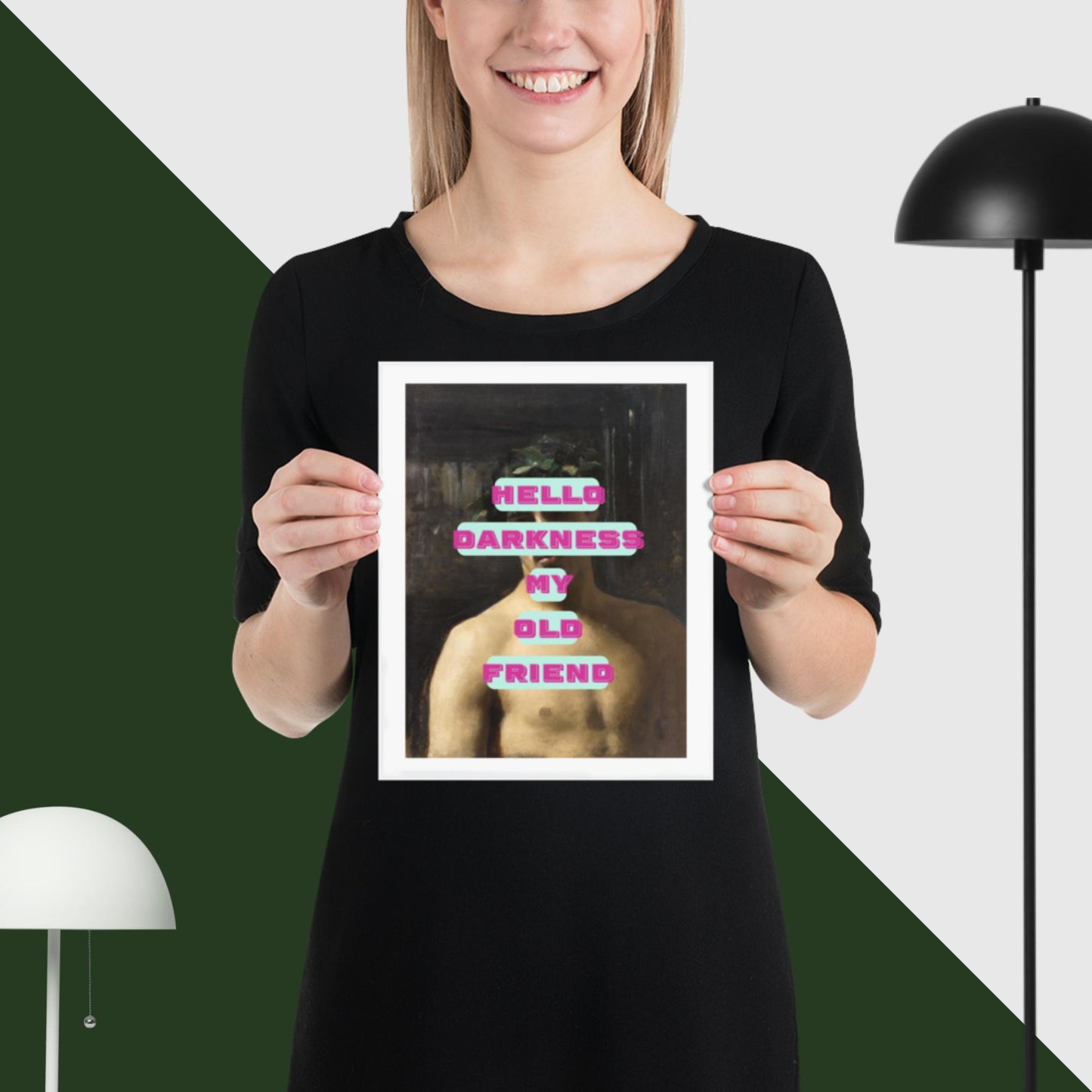 hello darkness, my old friend - LYRICS - PRINT - MUSIC - Classic Art